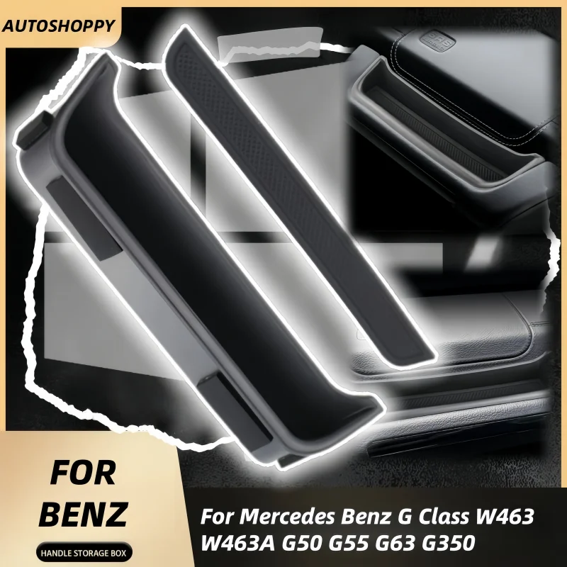 

For Mercedes Benz G Class W463 W463A G50 G55 G63 G350 Interior LHD Car Copilot Handle Storage Box Tray Organization Accessories