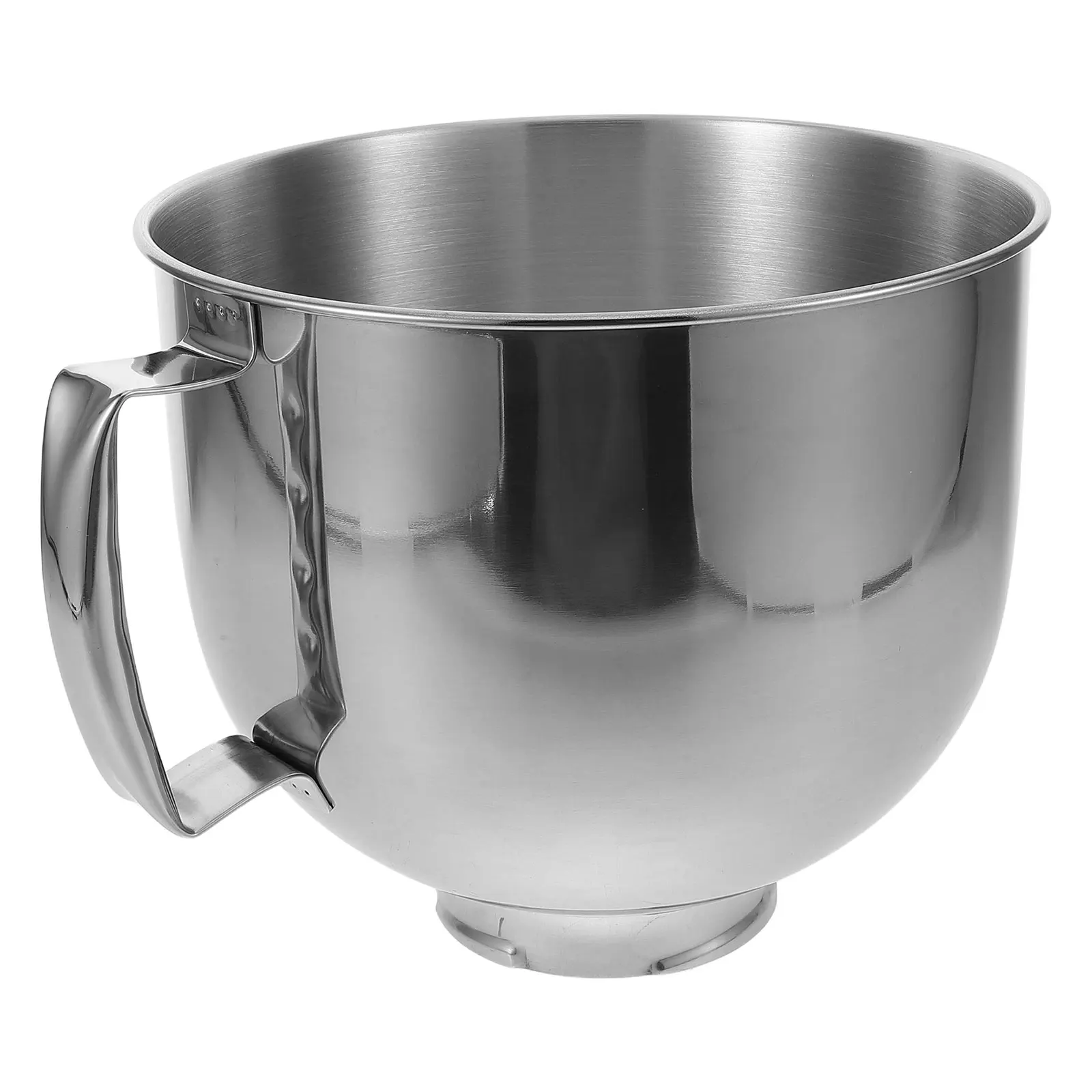 

Deepened Stainless Steel Mixing Bowl for Kitchen Stand Mixer Large Baking Bowl Anti Splash Dough and Egg Mixing Container