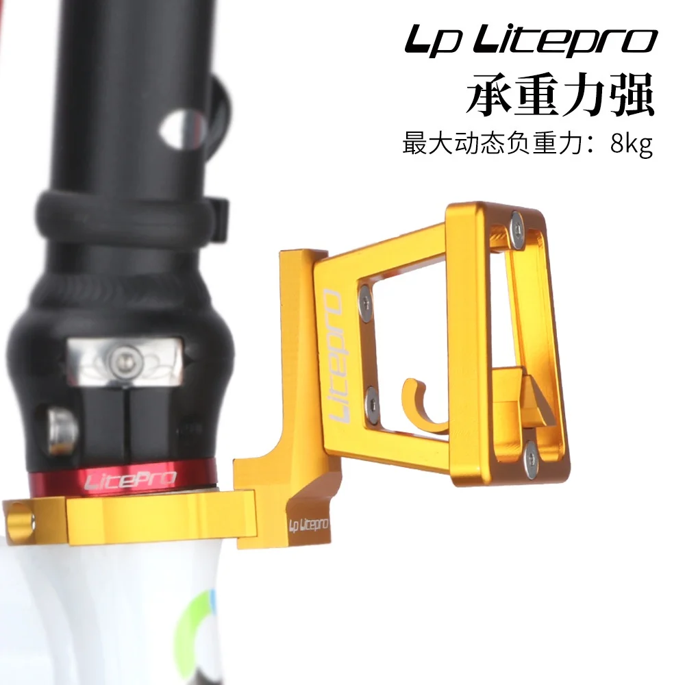 Liteproelite 412 Bike Front Head Stem Mount Pig Nose Convert Pig Nose Bracket Adapter For Dahon K3 P8 Fohon Folding Bicycle