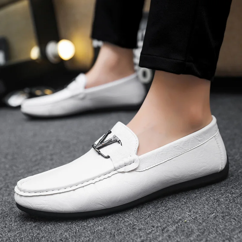 Men Loafers Soft Moccasins High Quality Spring Autumn  Shoes Men Flats Driving Shoes Men\'s Men Low Slip-on zapatos hombre