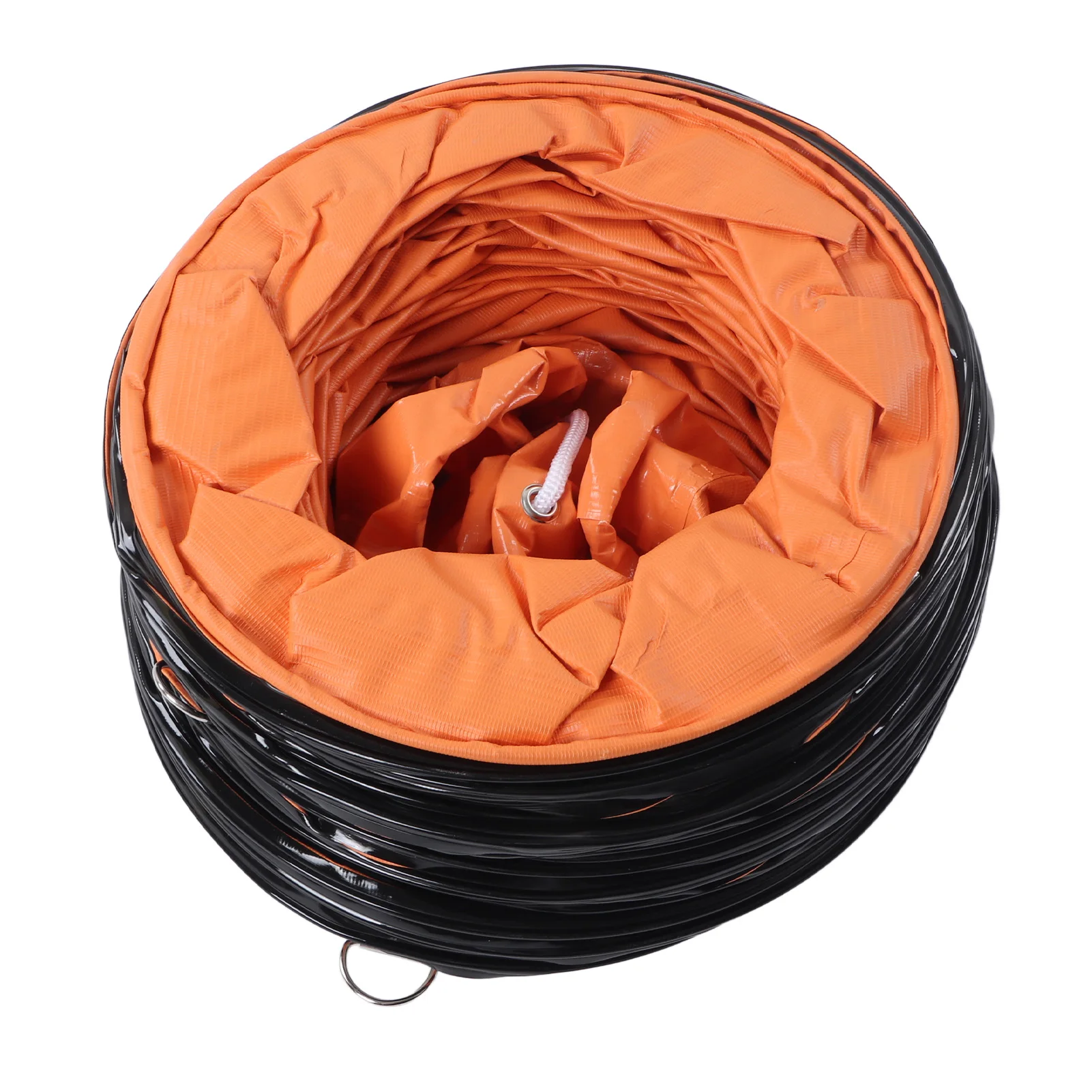 Flexible Duct Hose 8m Fan Duct Hose PVC Adjustable Radiator Ventilator Accessory Ventilation Duct Hose with 2pcs Clamp for Fan