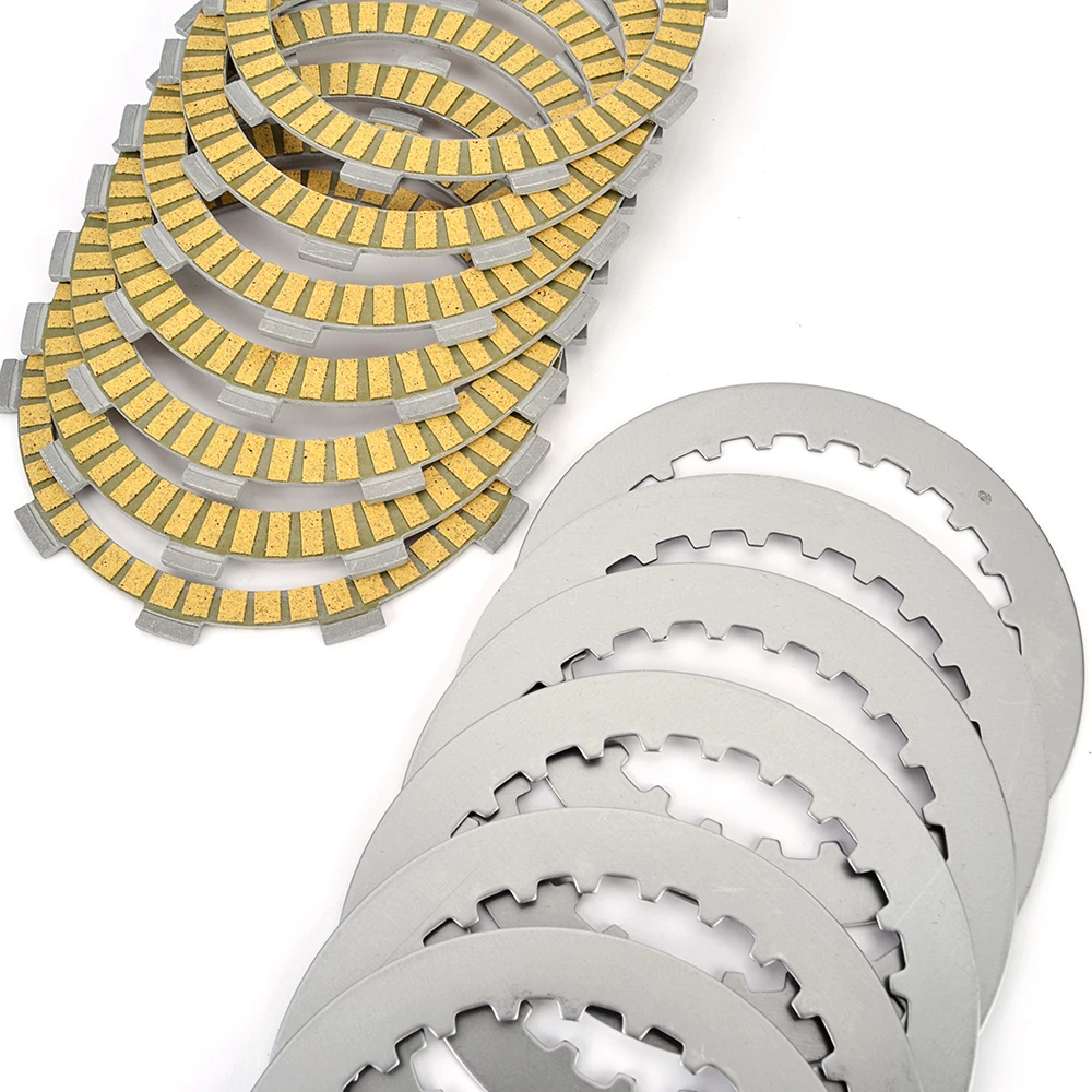 Clutch Kit Steel & Friction Plates For Honda CRM250 CB400SS CL400 XR400R M NSR250 Suzuki DR250R DR-Z 250 TRIUMPH Daytona 650 - view 2
