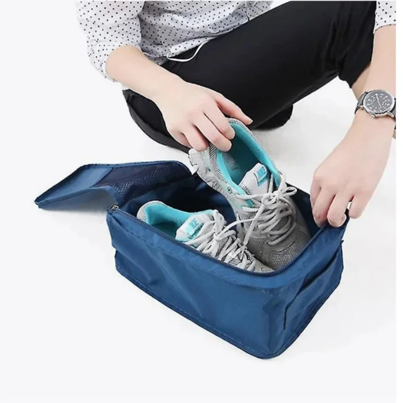 Portable Shoe Bags Travel Holds Multifunction Waterproof Folding Storage High Capacity Shoe Pouch Organizer