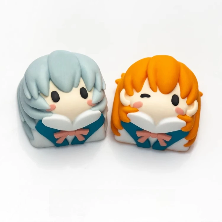 

Аниме Keycap Косплей Eva Тематическая клавиатура Аянами Рей Икари Синьцзи Механическая клавиатура из смолы Игровая периферия Подарки