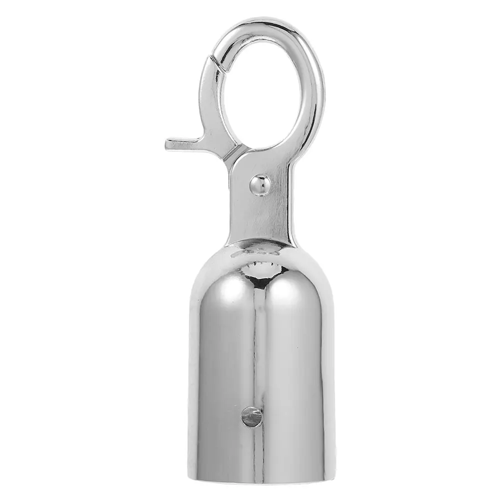 

Concierge Railing Hooks Stainless Steel Rope End Caps Barrier Accessories Crowd Control Fittings Durable Safety Post Cord