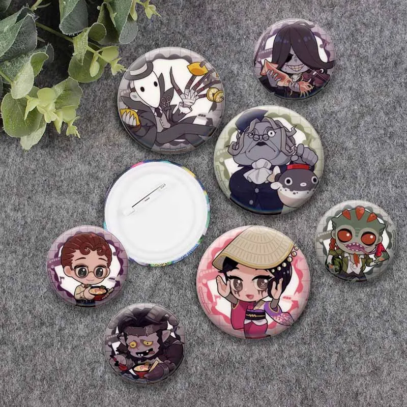 Game Anime Identity V Enamel Pins Cartoon Cosplay Brooch Backpack Clothes Hat Badge Accessory Jewelry Ornaments Collectible Gift