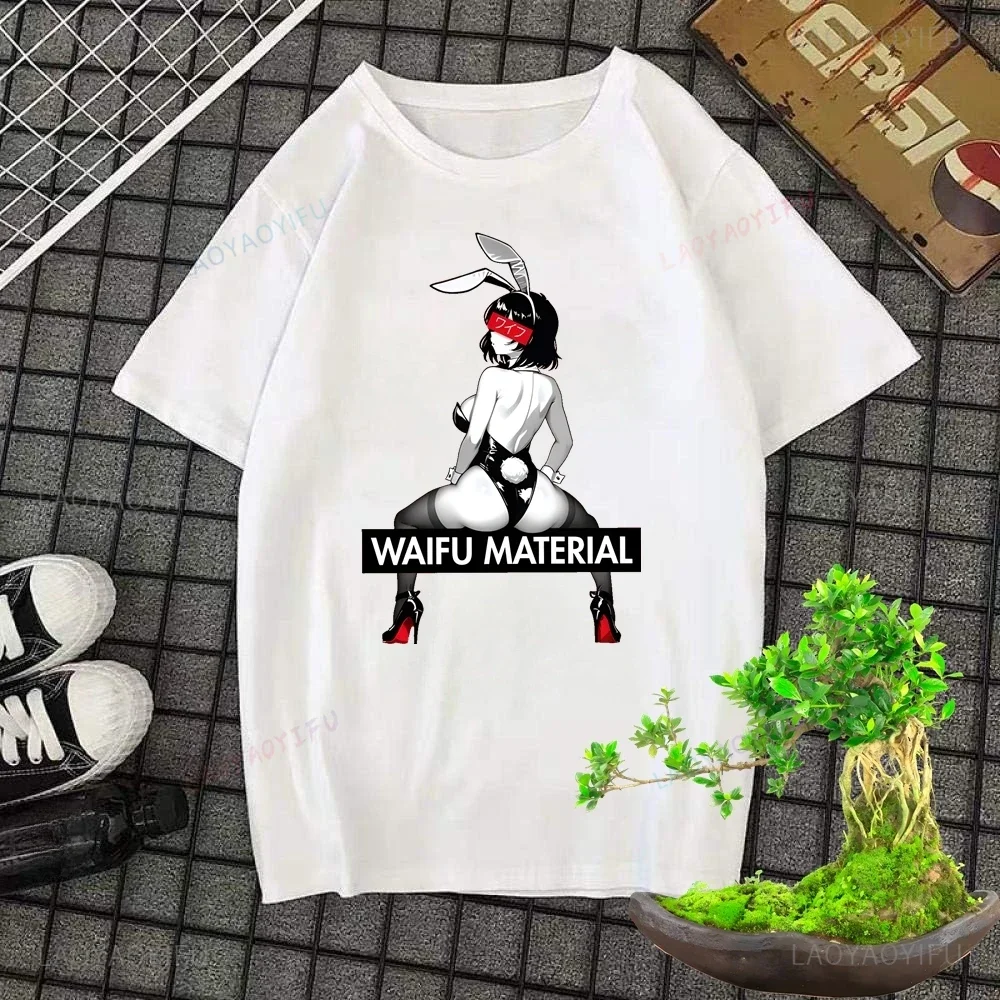 تي شيرت Fun Manga Streetwear Hentai فضفاض بأكمام قصيرة تي شيرت محايد الاتجاه Harajuku للجنسين تي شيرت جرافيك كبير #4