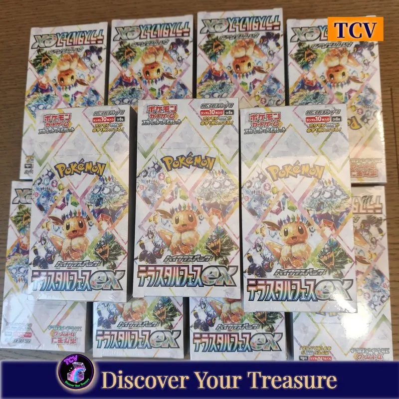 

Tcv Authentic PokéMon Tcg Sv8a Terastal Festival Ex Japanese Version Factory Sealed Booster Box Collectible Card Game For Adult