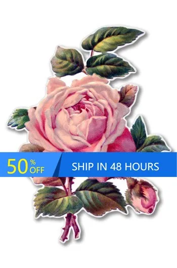 

Rose Beautiful Phone Vintage Boat Bumper Laptop Car Waterproof Vinyl Decal Gift Retro Unique Cute Cool