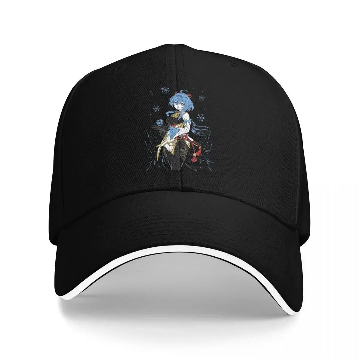 

Ganyu Genshin Impact Trucker Hat Летняя шляпа Бейсболка Женская бейсболка