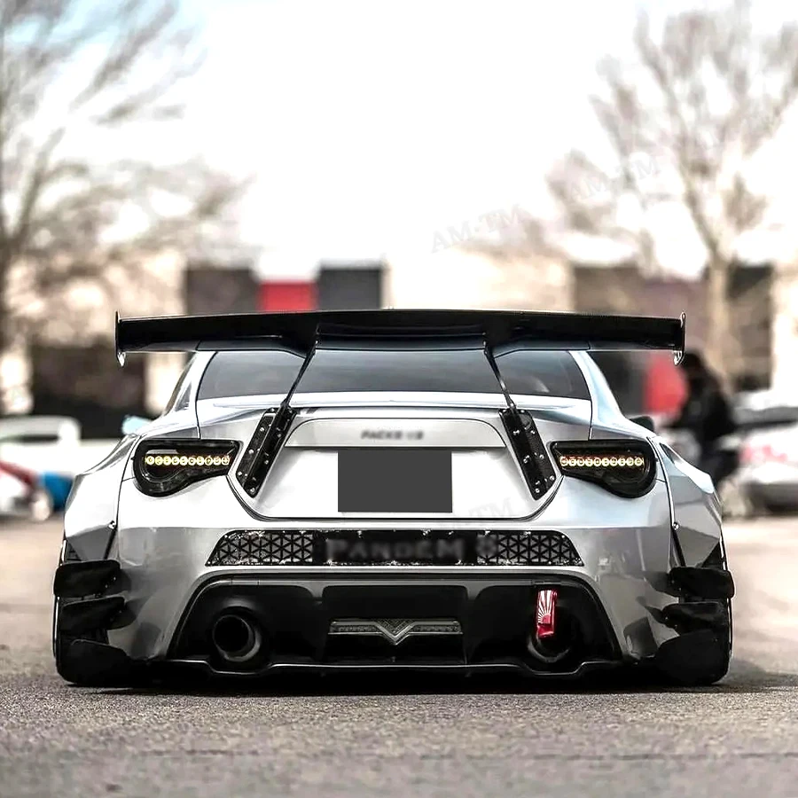 

For Toyota GT86 Subaru BRZ 2012-2019 Rocket Rabbit Style Carbon Fiber Rear Spoiler Rear Wing Tail Trunk SpoilersTail fins