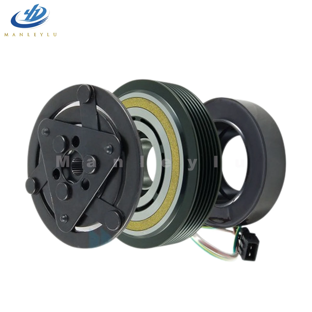 

A/C Air Conditioning Compressor Clutch Pulley For VW LT TRANSPORTER 2.5 7D0820805C 7D0820805G 7D0820811