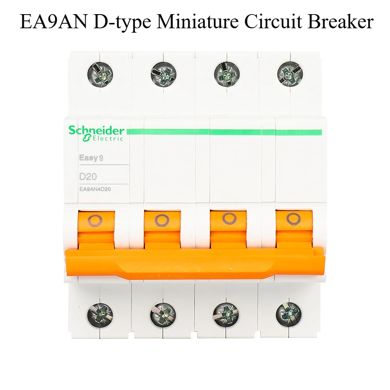

Автоматический выключатель Schneider Electric EA9AN 1P2P3P4P 6/10/16/20/32/40/63A D-типа
