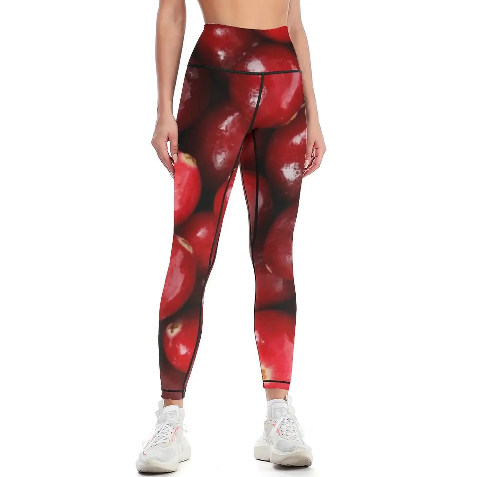 

Cranberry Print Leggings gym womans workout clothes for sports for push up Women's sportswear Womens Leggings