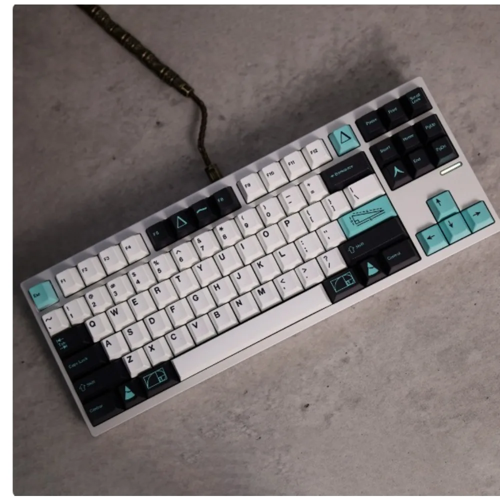 

RDW Remake GMK CYL Delta Key Cap Original Profile PBT Thermal Sublimation Large Full Set for Custom Mechanical Keyboard Hot Swap