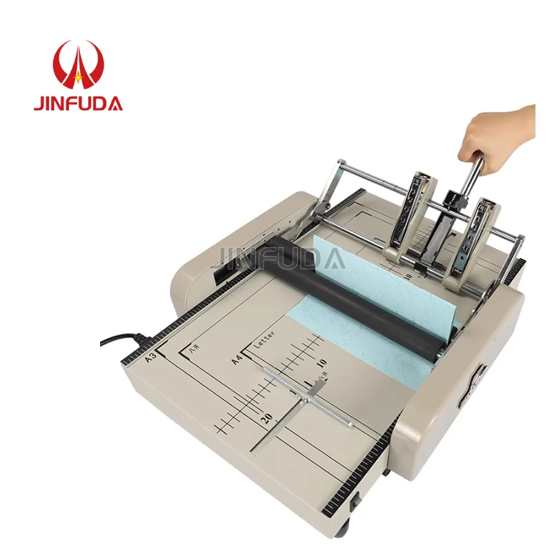 A3 A4 Perfect Binding Folding Machine Semi-Automatic Booklet Binder Book Binding Machine