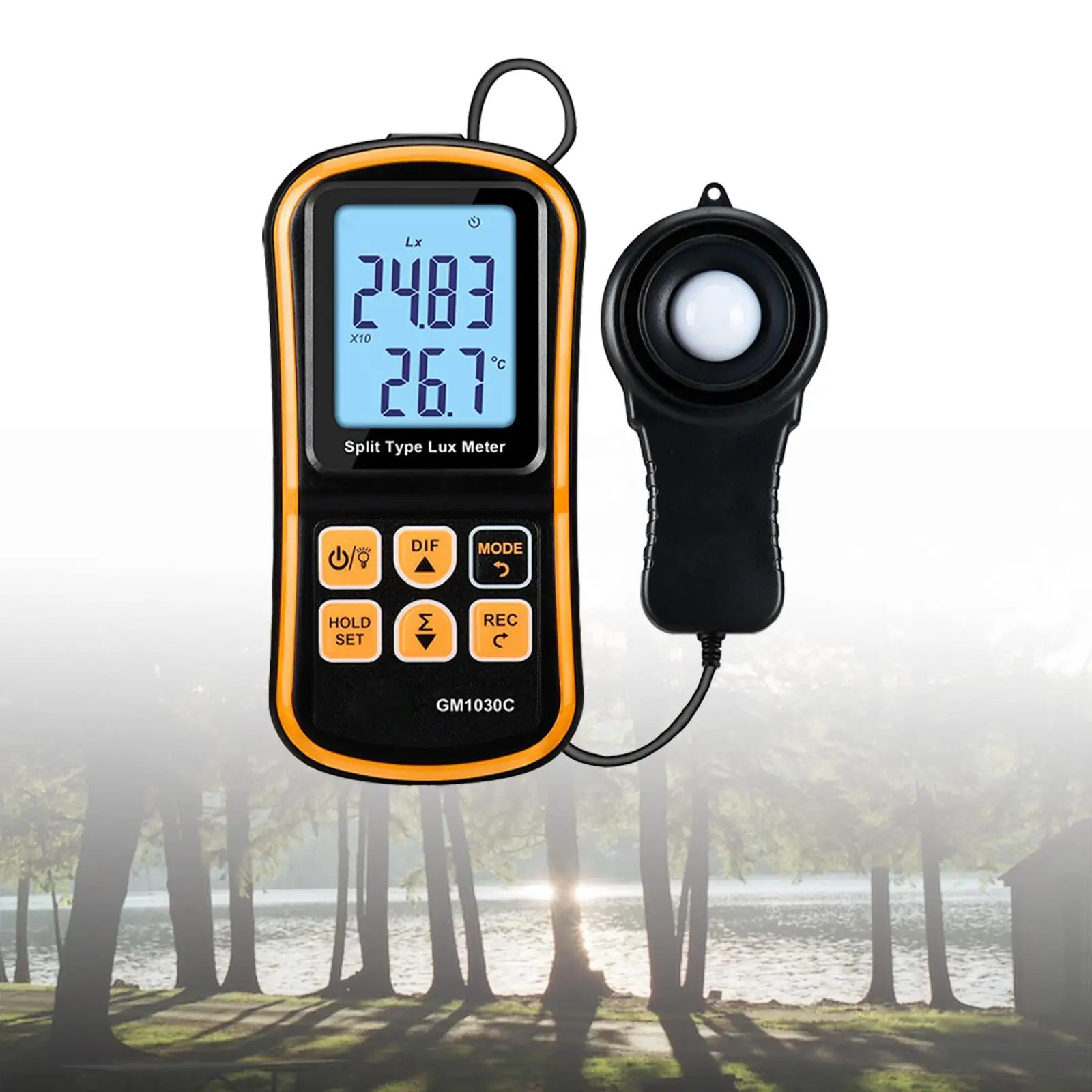 

Digital Lux Meter Digital Illuminance Light Meter for Warehouses Plants Farm
