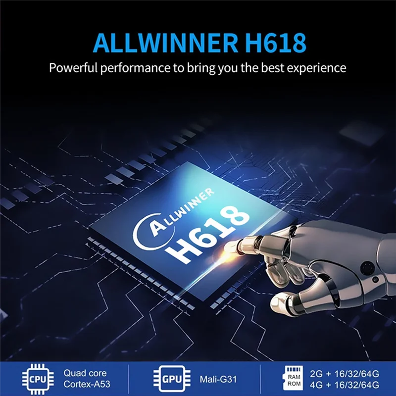 

New!Android14 ATV Smart TV Stick Allwinner H618 Support 8K Video 2.4/5G Wifi6 Voice Remote Mini TV Box Portable Player