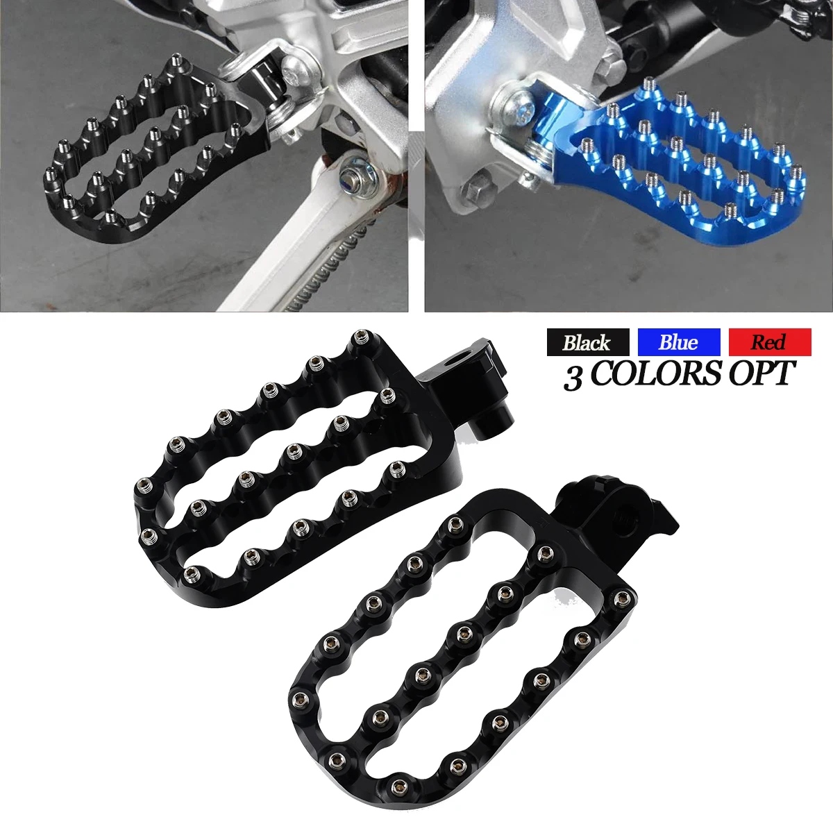 

For Yamaha Tenere 700 XTZ 700 2019-2024 Footpegs Footrests Foot Pedals Tenere700 T700 Rally Edition 2020 2021 2022 2023 2024