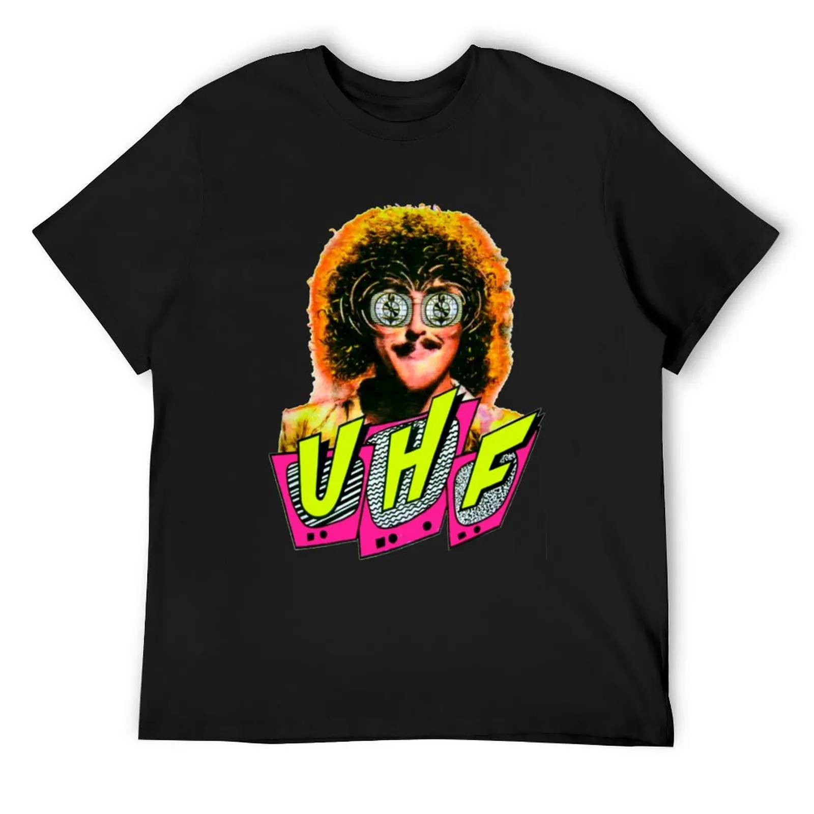 

UHF Weird Al 1989 _Uhf Movie T-Shirt for a boy vintage graphic tee man clothes mens t shirt