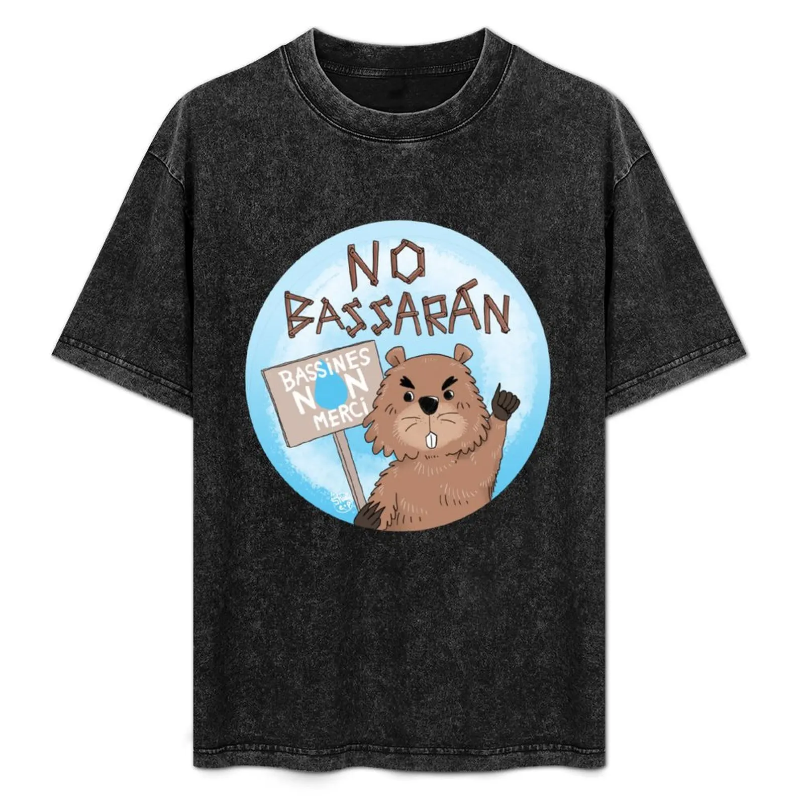 

No bassaran T-Shirt Simple Trendy Casual T-Shirt