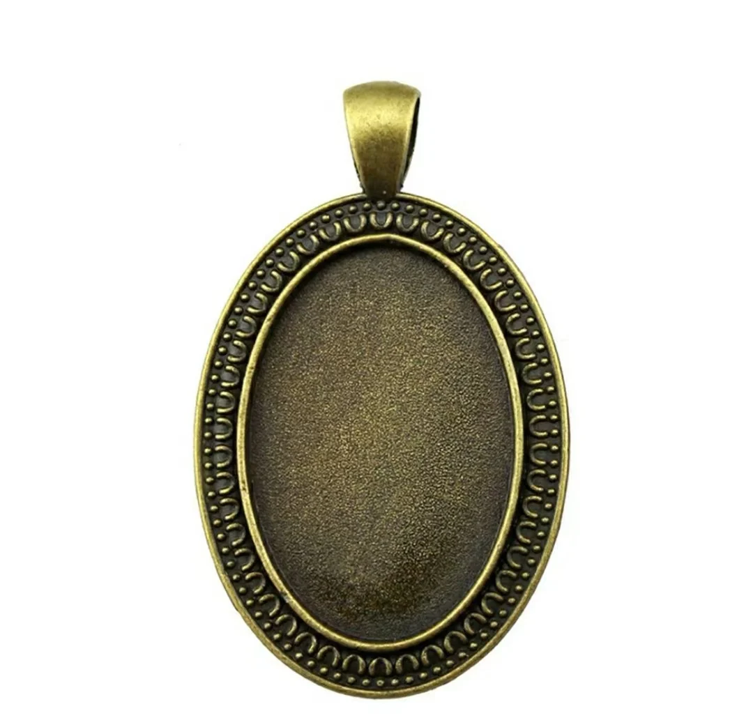 

8pcs internal diameter 20x30mm Zinc alloy metal tibetan silver,antiqued bronze plated cabochon setting T0387 for jewelry making