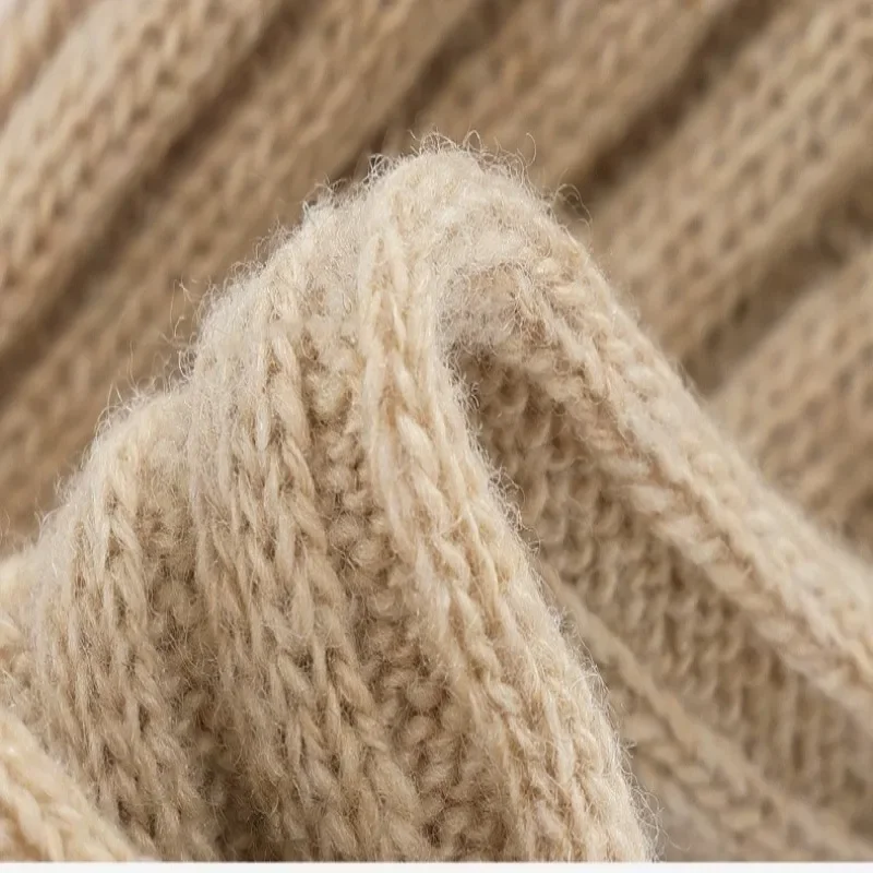 가을과 겨울 여성용 신상 양말 울 니트 중간 길이 양말 한국 캐주얼 슬림핏 양말