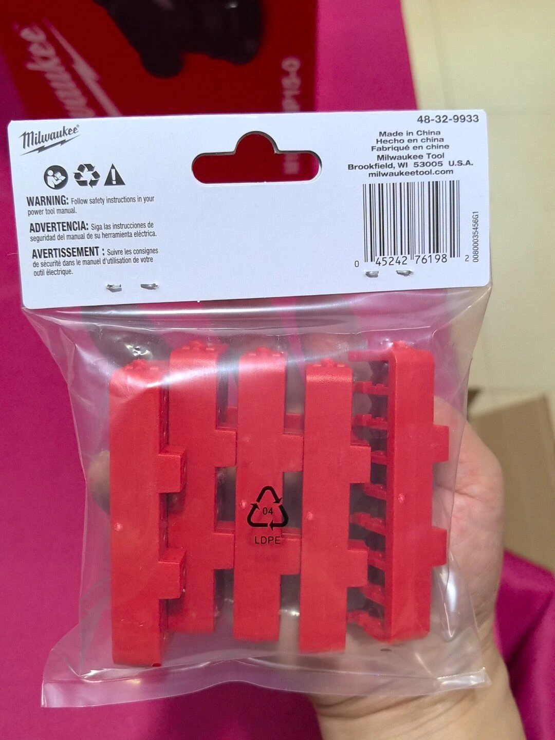 Milwaukee 48-32-9933 5-Pack Bit Rows for 2