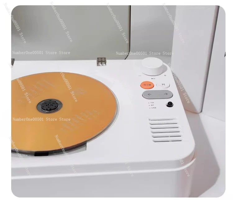 Retro Cd Player Album Player Bluetooth Speaker Integrated Portable Music Cd Player Audio Gift