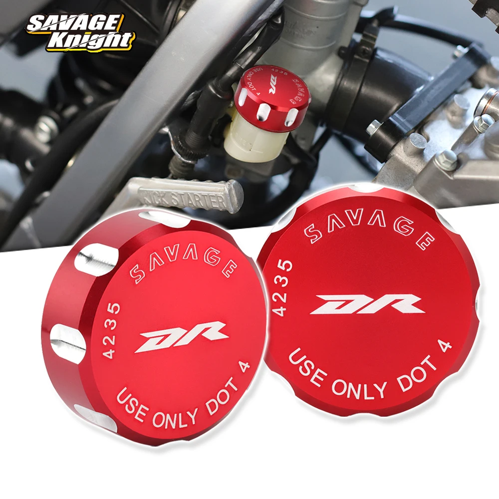 Rear Brake Fluid Oil Cap Reservoir Cover For SUZUKI DR650R/S DR650SE DR650S DR 650 R/S SE 650S Motorcycle Accessories Red Parts