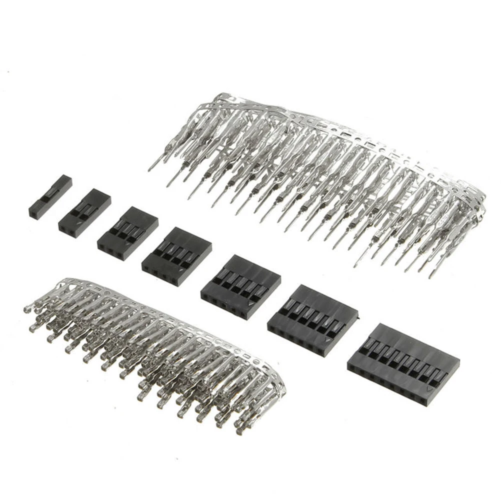 

310 pcs 2.54Mm Male Female Jumper Wire Kit For Breadboard Pcb Projects Crimp Pin Header Terminal Housing Storage