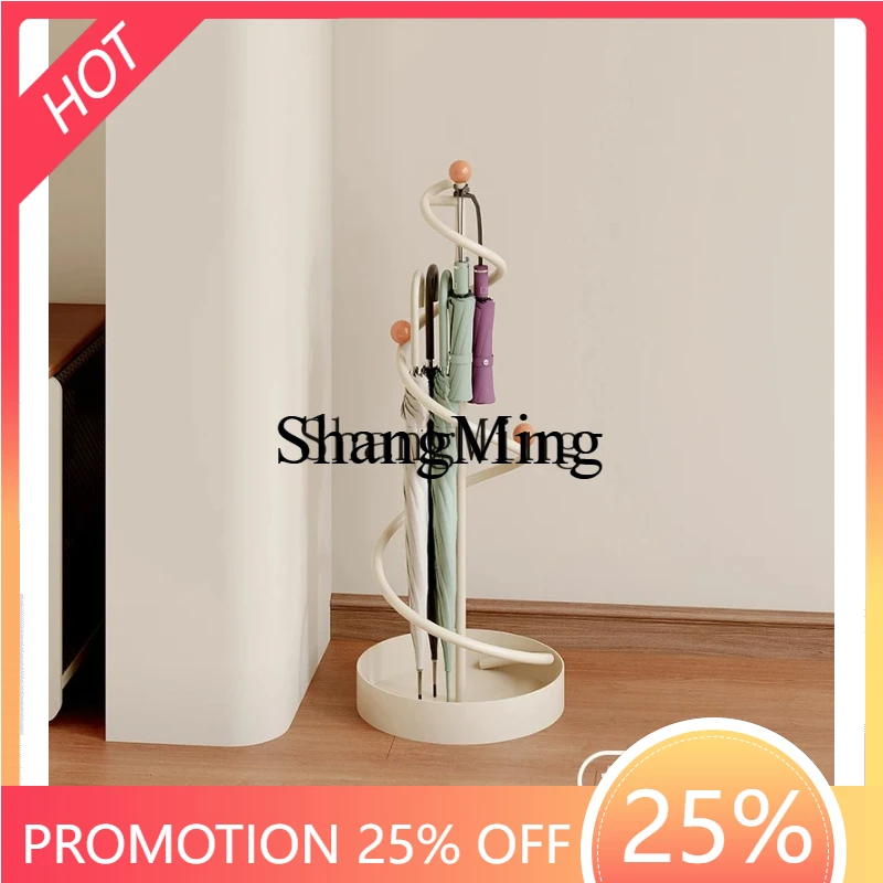 

SM household umbrella storage rack, home door umbrella artifact, door iron storage rack, creative hanging umbrella drain rack