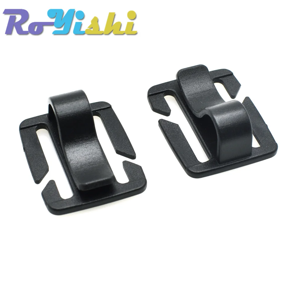 Plastic Sternum Strap Tube Pipe Clip Holder Buckles For Outdoor Accessories For Paracord/Backpack Webbing 25mm