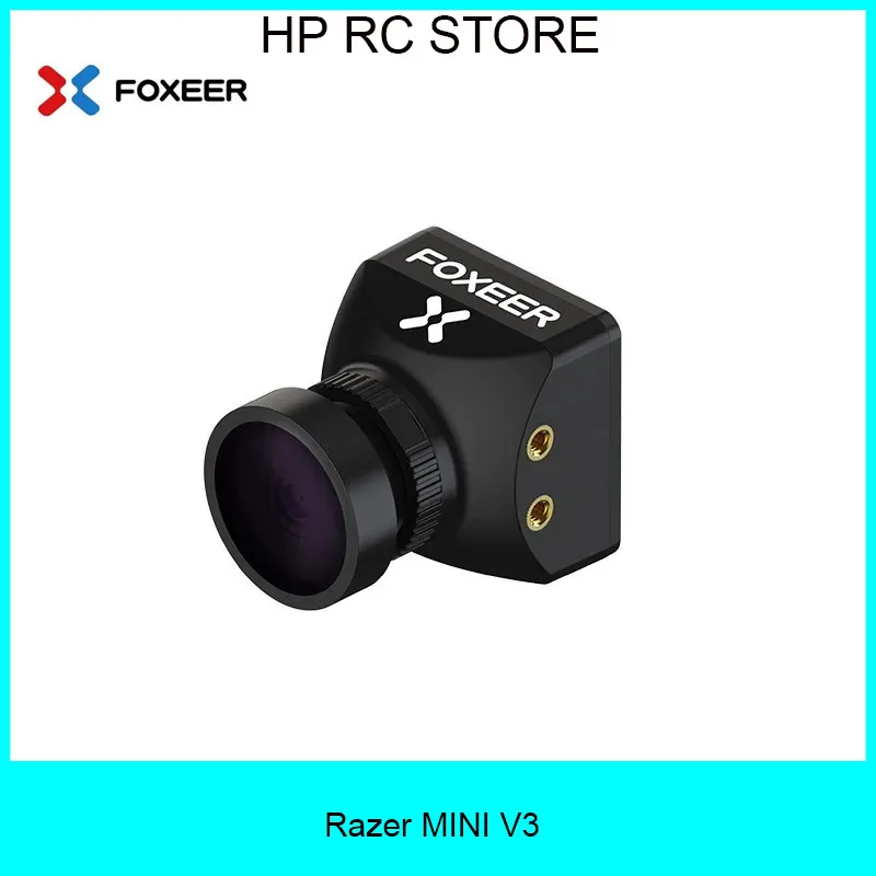 Foxeer Razer Mini V3 FPV Camera - 22*22mm, 12g Lightweight, 1200TVL, 4:3 PAL, Low Latency, for FPV Racing/Freestyle Drones
