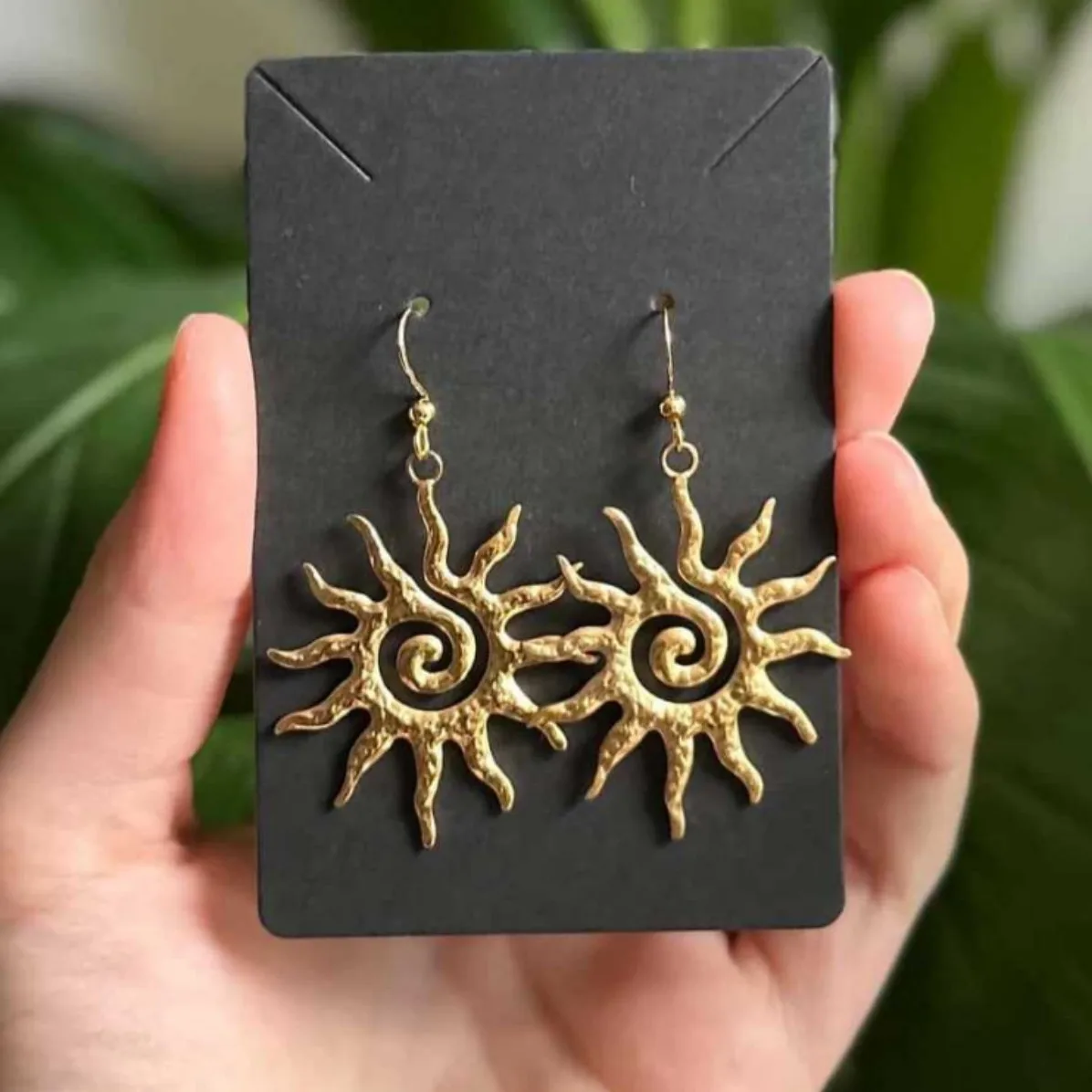 Vintage Sun Earring… - image