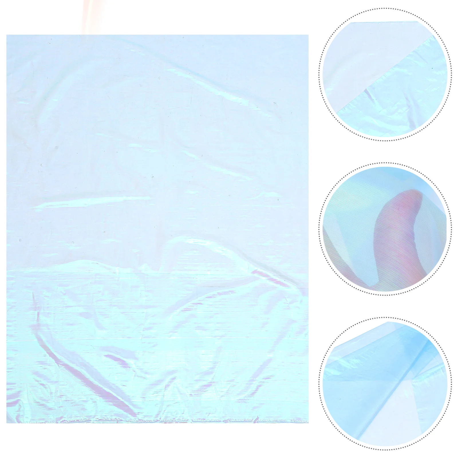 

Laser Gradient Wedding Curtain Iridescent Organza Fabric Background Gauze Yarn Prop For Party Photography Bridal Adornment