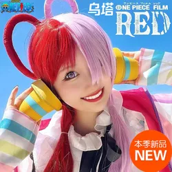 Anime Uta Cosplay Film Red Uta Cosplay Costume Women Cute Dress Uniform Halloween Party Jackets Coat Dresses Suit