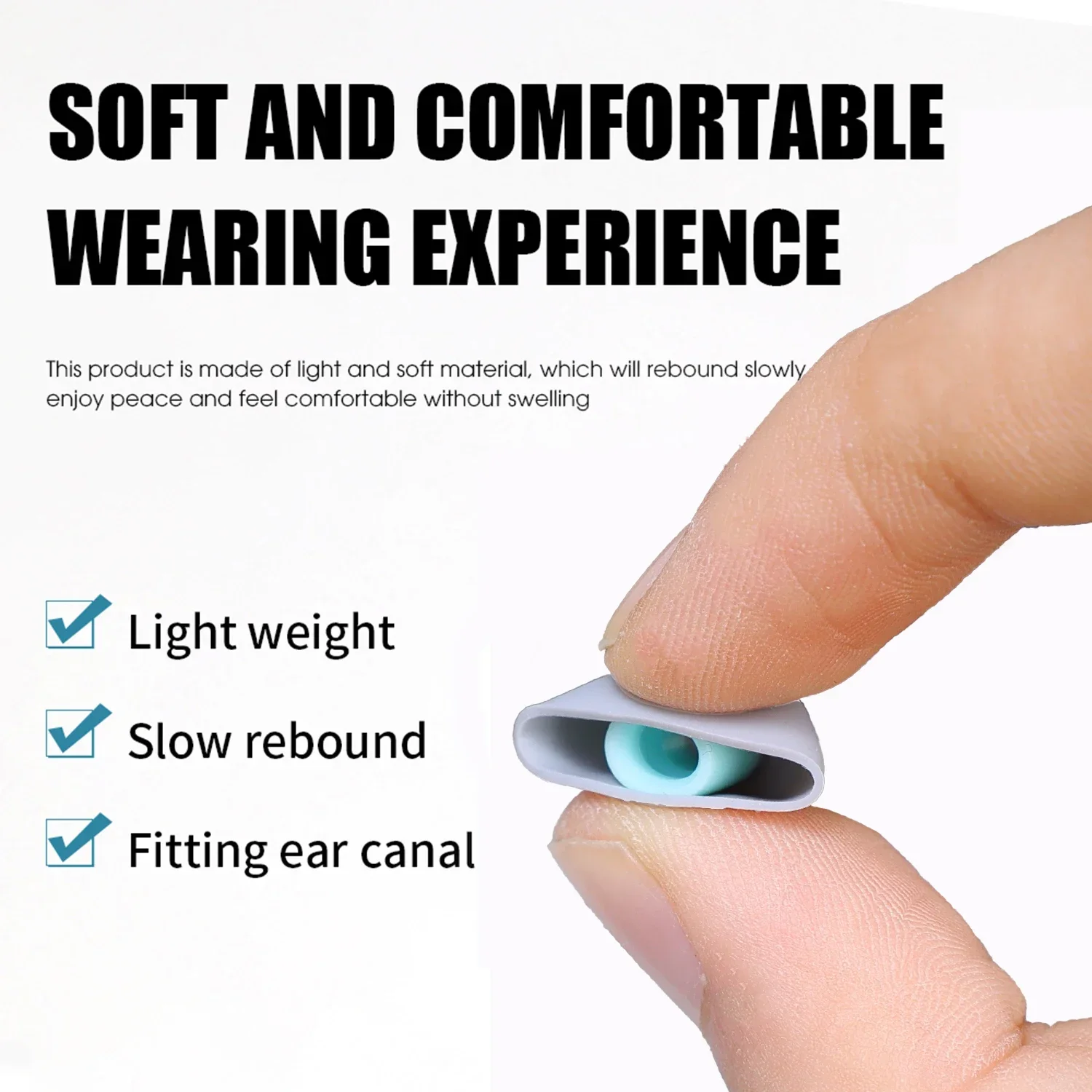 Noise Cancelling Earbuds Soft Silicone Earplugs for Sony WF-1000XM5 1000XM4 1000XM3 Wireless Earphone Ear Tips Ear Covers view 4