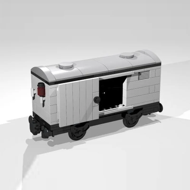 مدينة نموذج سيارة MOC قوالب بناء 4-عجلة الطراز القديم المبرد وحدات التكنولوجيا الأطفال هدايا العيد تجميع اللعب البدلة #2