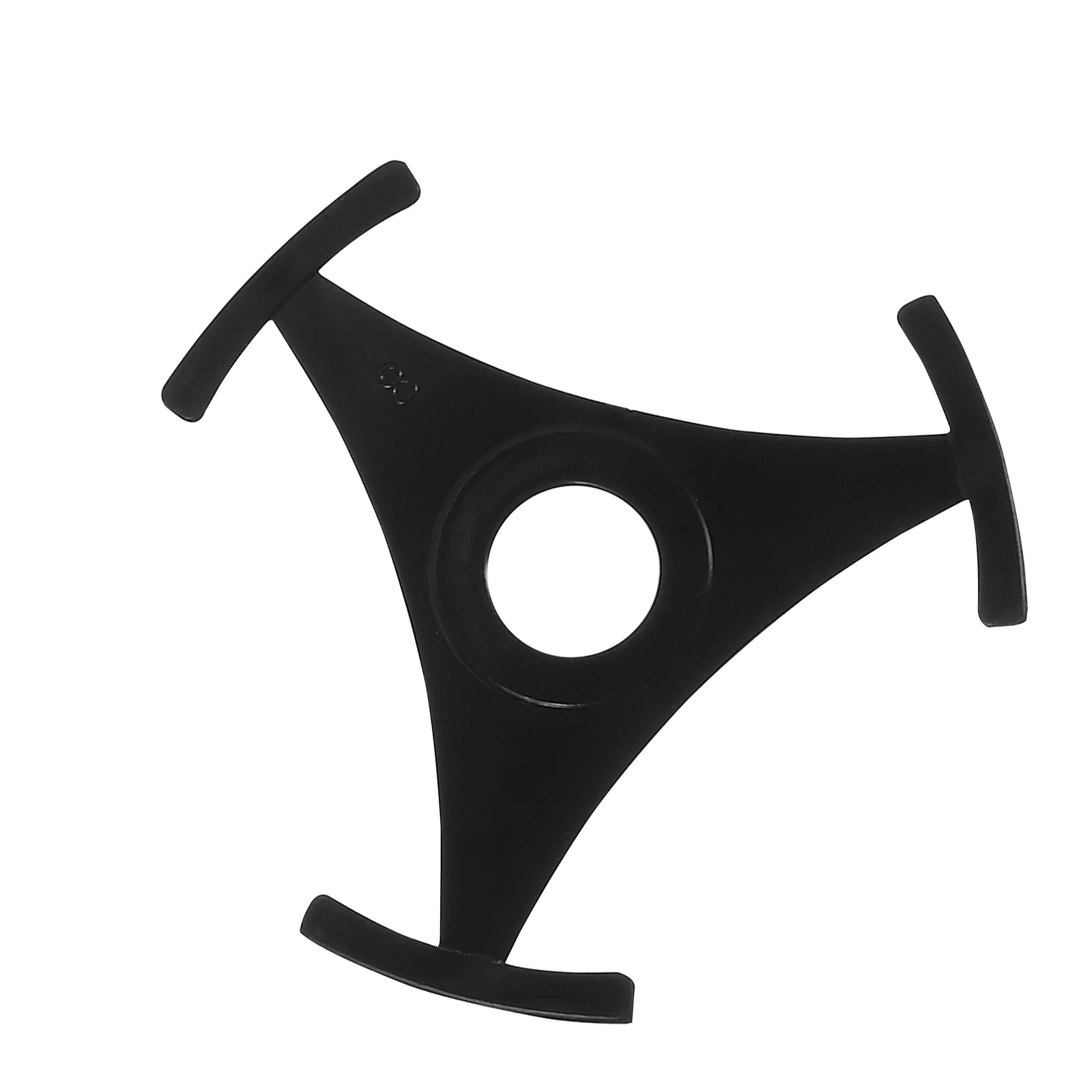 

2Pcs Triangle 45 Adapter Vinyl Record Center Spindle Insert Plastic Record Player Adapter for Home Audio Dj Parties Turntable