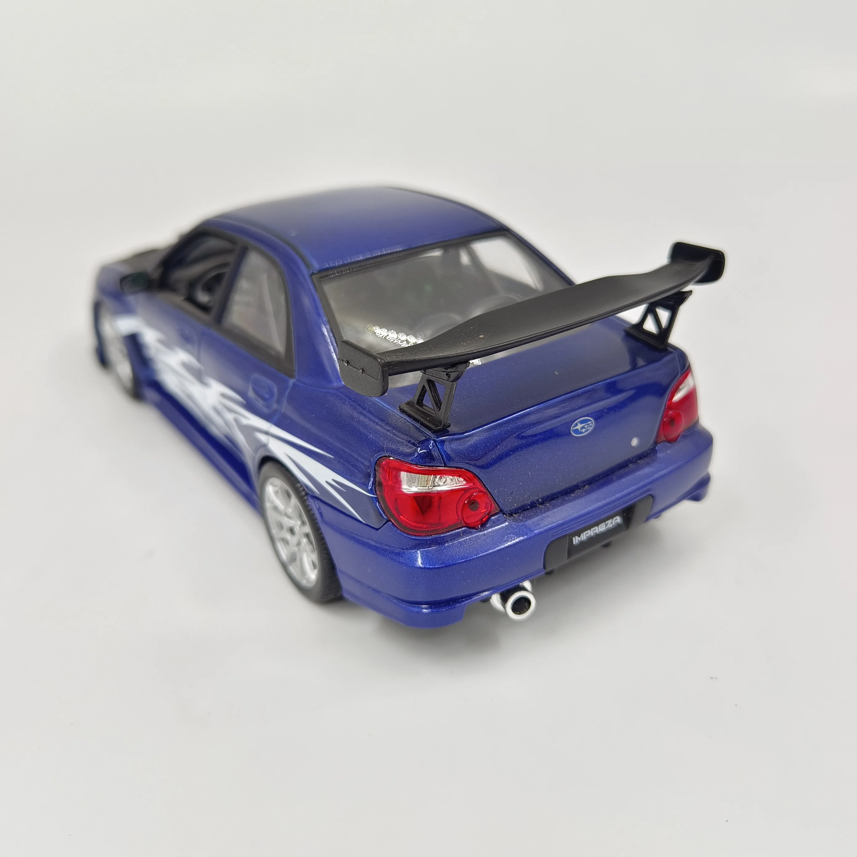 No Box 1:24 Subaru Impreza Modified Version Alloy Car Model Diecast Metal Vehicle Toy Adult Fans Collectible Souvenir Gifts