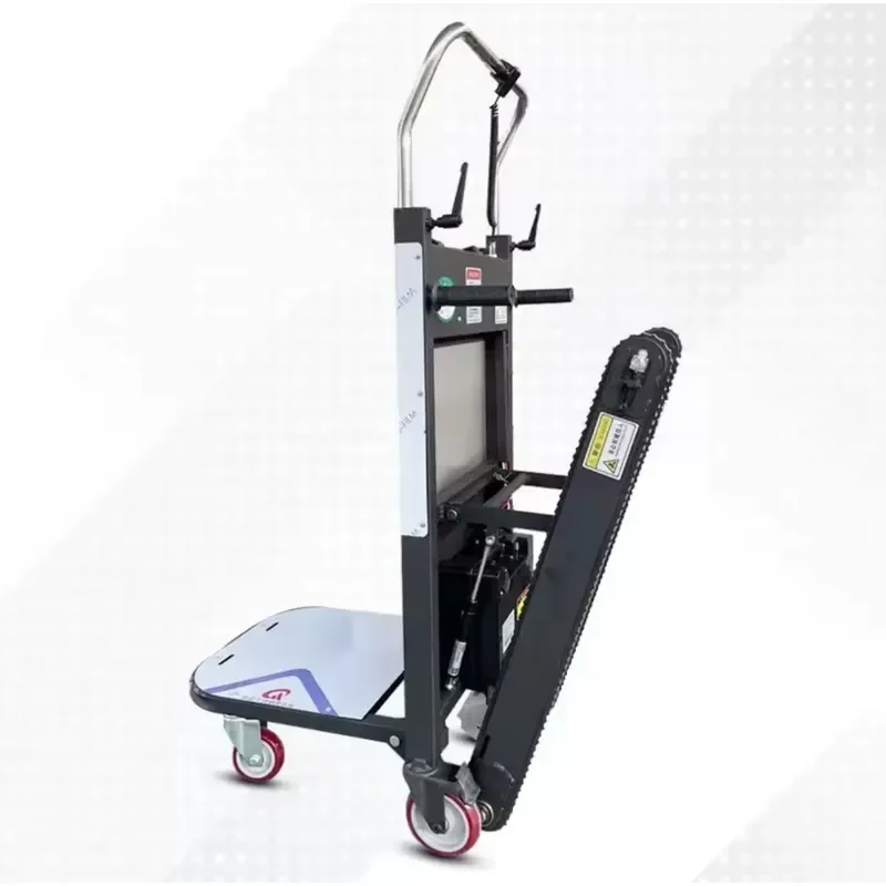 for 600W Motor 250Kg Load Capacity Foldable Four Wheel Electric Climbing Industrial Vehicle Steel Platform Powder Coated OEM