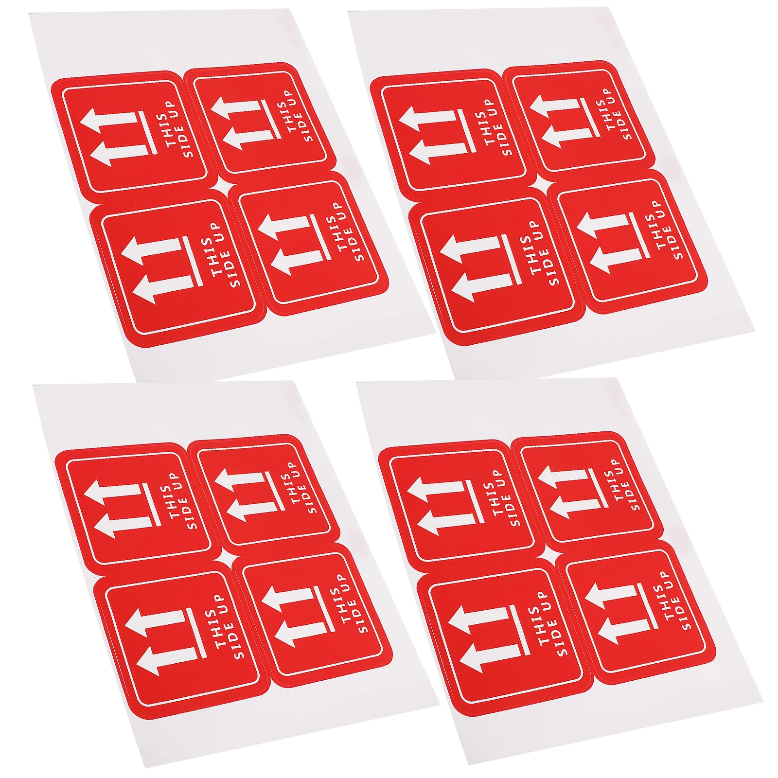

16 pcs Warning Stickers 10x10cm Anti- Shipping Labels PVC Fragile Adhesive Stickers Easy Use Waterproof