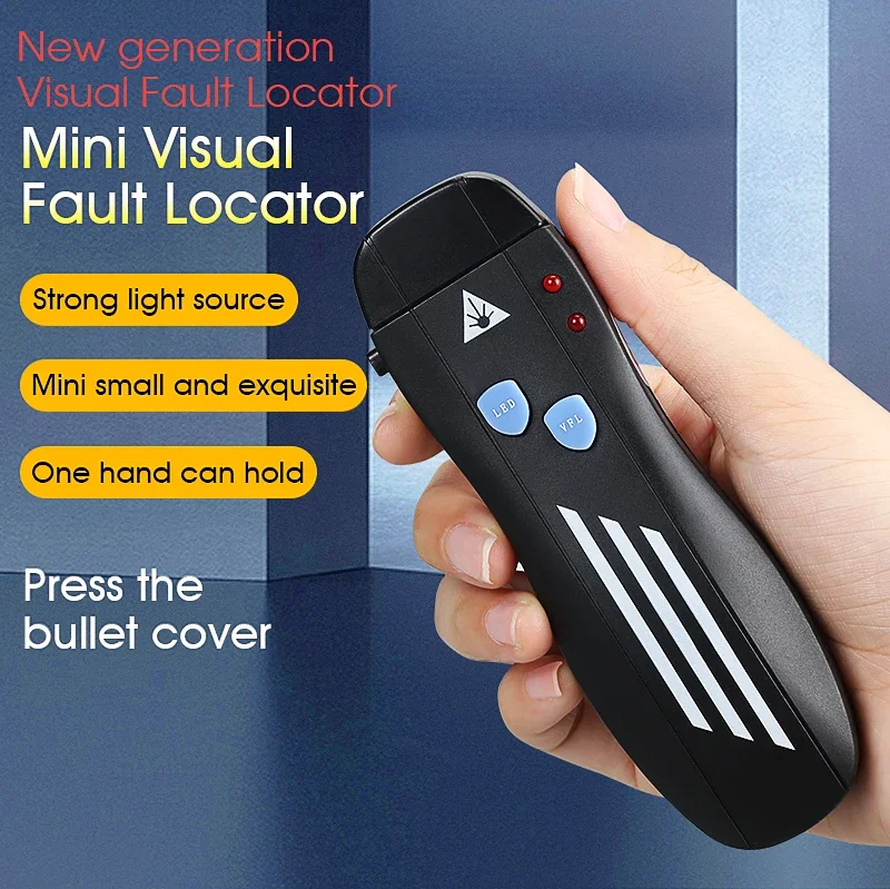 

High Quality Mini Laser Source Fiber Optic Cable Tester 5 15 20 30 50KM Visual Fault Locator SC/FC/ST