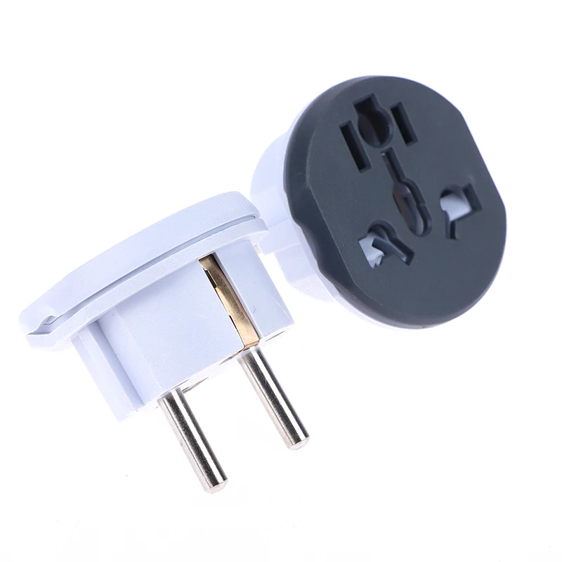 Australia China European Travel Pure Copper German Standard Plug Sockets AU UK US To EU Euro Plug Adapter Converter