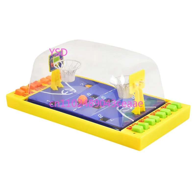 Tabletop Finger Shooting Basketball Toy Mini Desktop Catapult Machine Interactive Indoor Board Game For Kids