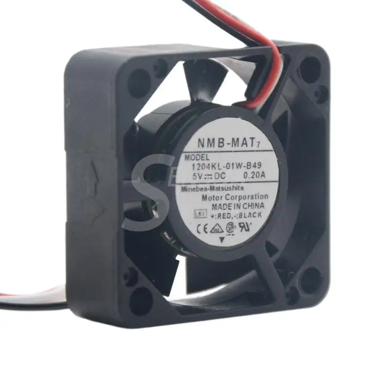 

30mm Fan for NMB 1204KL-01W-B49 30mm x 30mm x 10mm 5V 0.20A Mini Micro Axial Cooling Fan for Laptops & Hard Drives, Dual Ball
