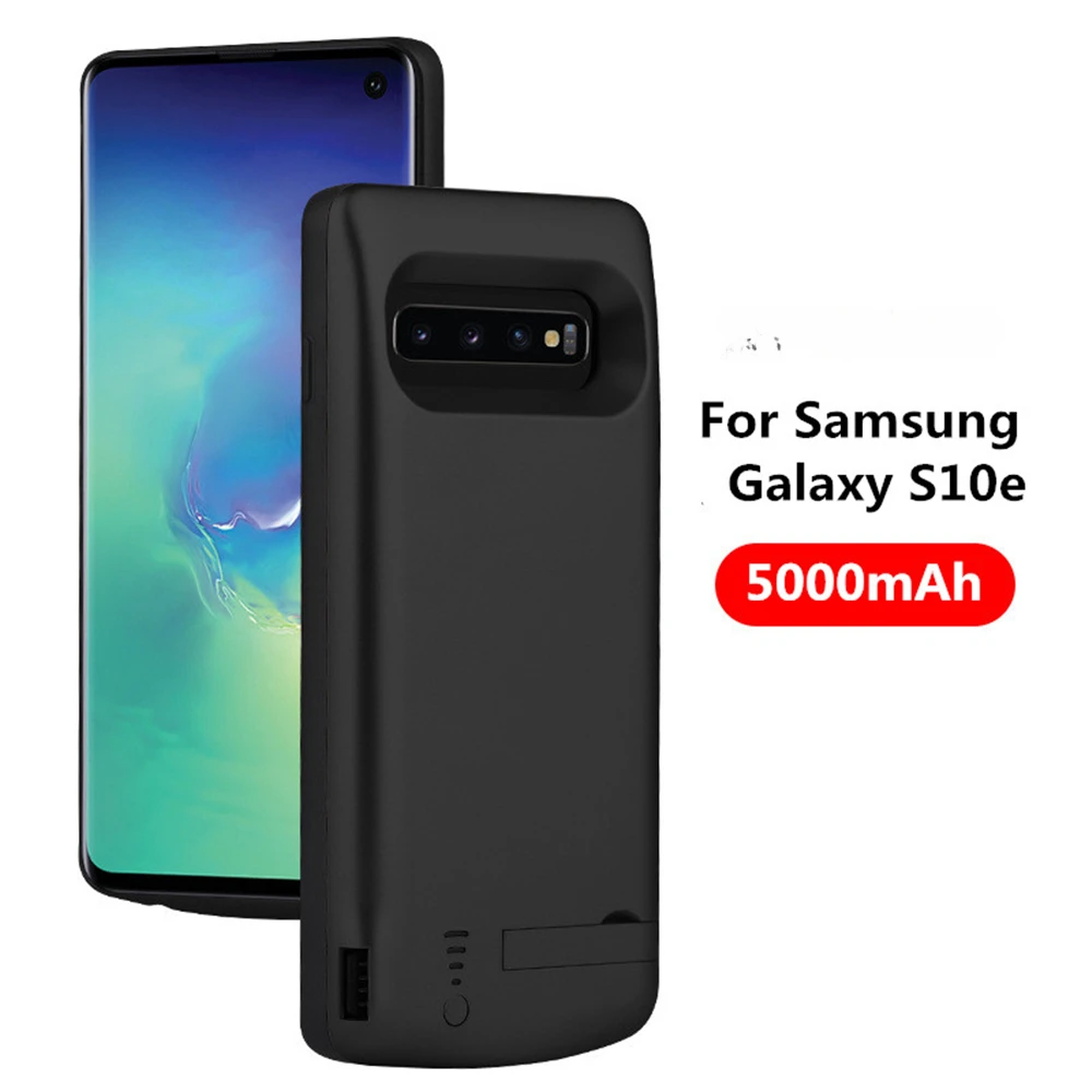 S10 Battery Charger Cases for Samsung Galaxy S10e S10 Plus Portable Power Bank Charging Cover Powerbank Spare battery 5000mAh