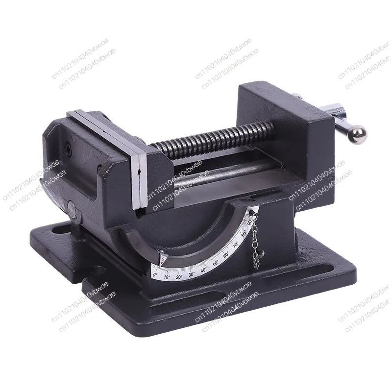 Tiltable pliers clamp milling machine two-way mobile table vice clamp 0-90 degree angle inclined vice