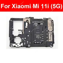 For Xiaomi Mi 11i 5G M2012K11G Antenna Signal Motherboard Cover with Flashlight Flex Cable NFC Wifi Mainboard Frame Housing Part